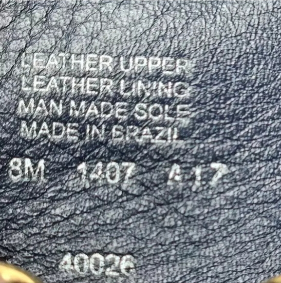 TORY BURCH Perforated Leather Driving Mocs Sz 8 Navy Blue Driver Boat Loafers - Picture 13 of 13